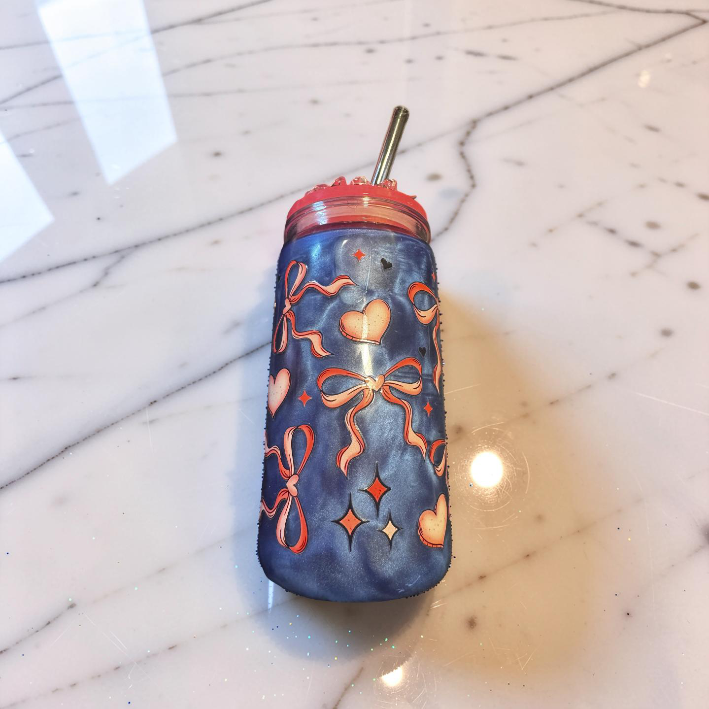 Cats eye pull and pink bows