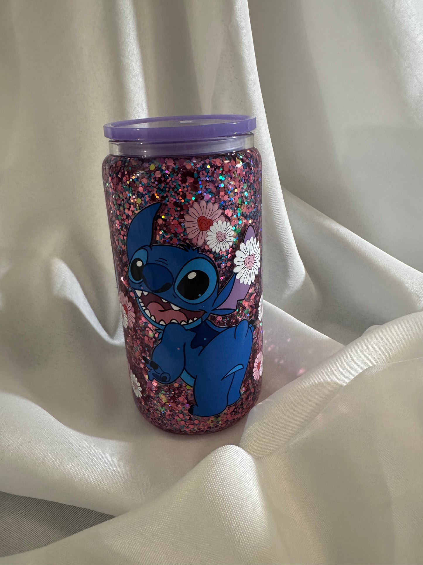 Snow globe glass cup