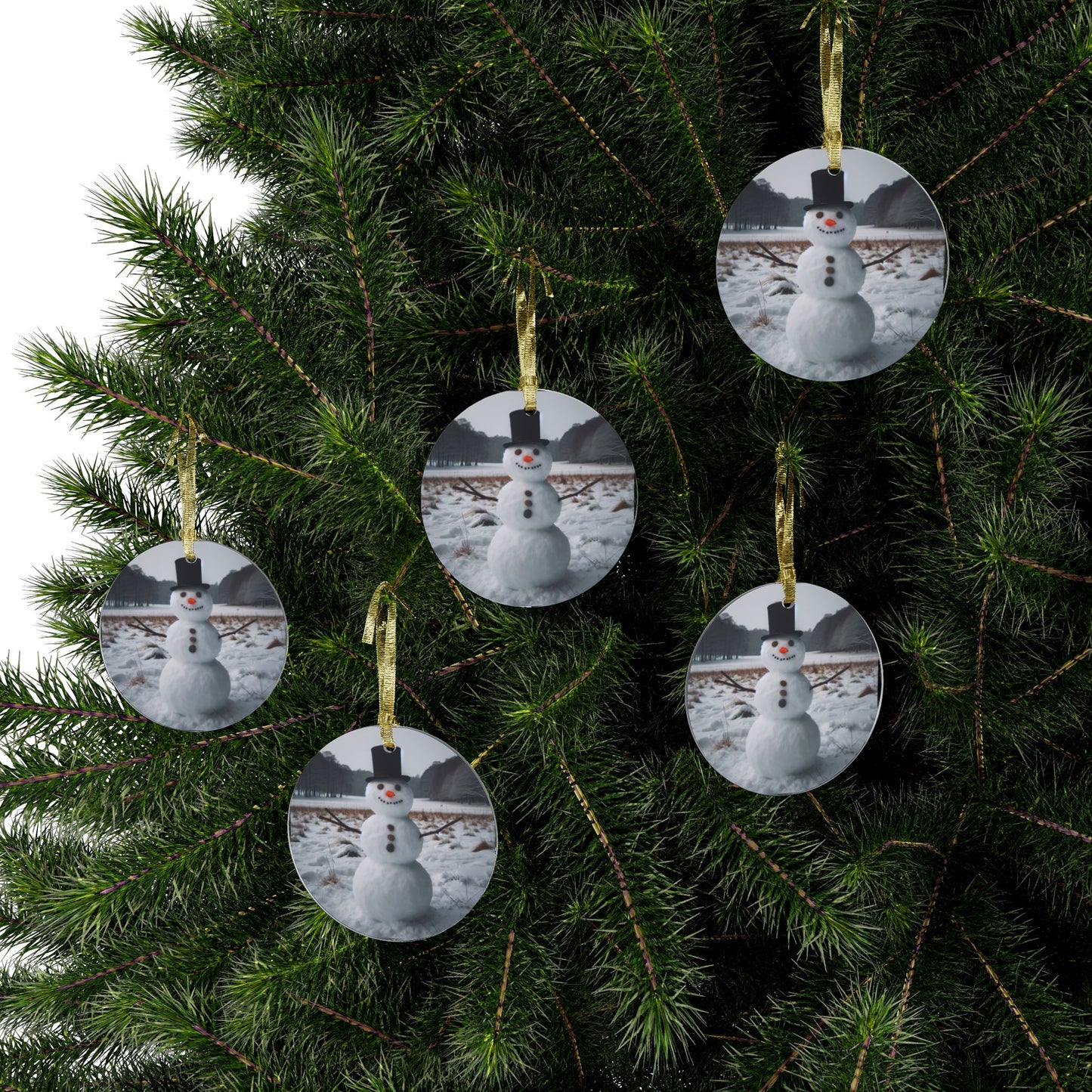 Snowman Acrylic Ornaments