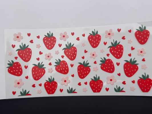 123 Strawberry and bows