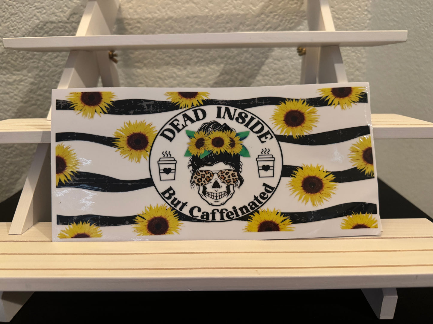 215 Dead inside coffee and sunflowers