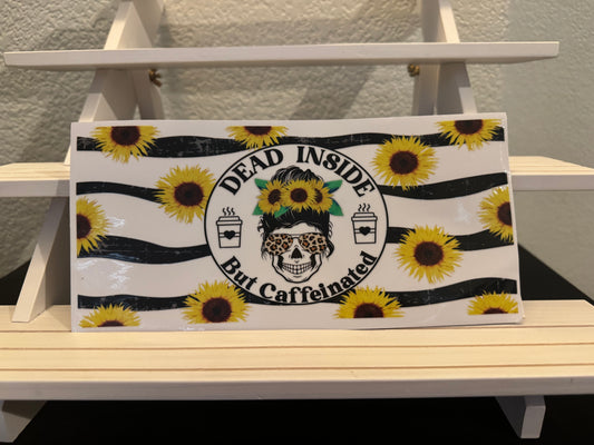 215 Dead inside coffee and sunflowers