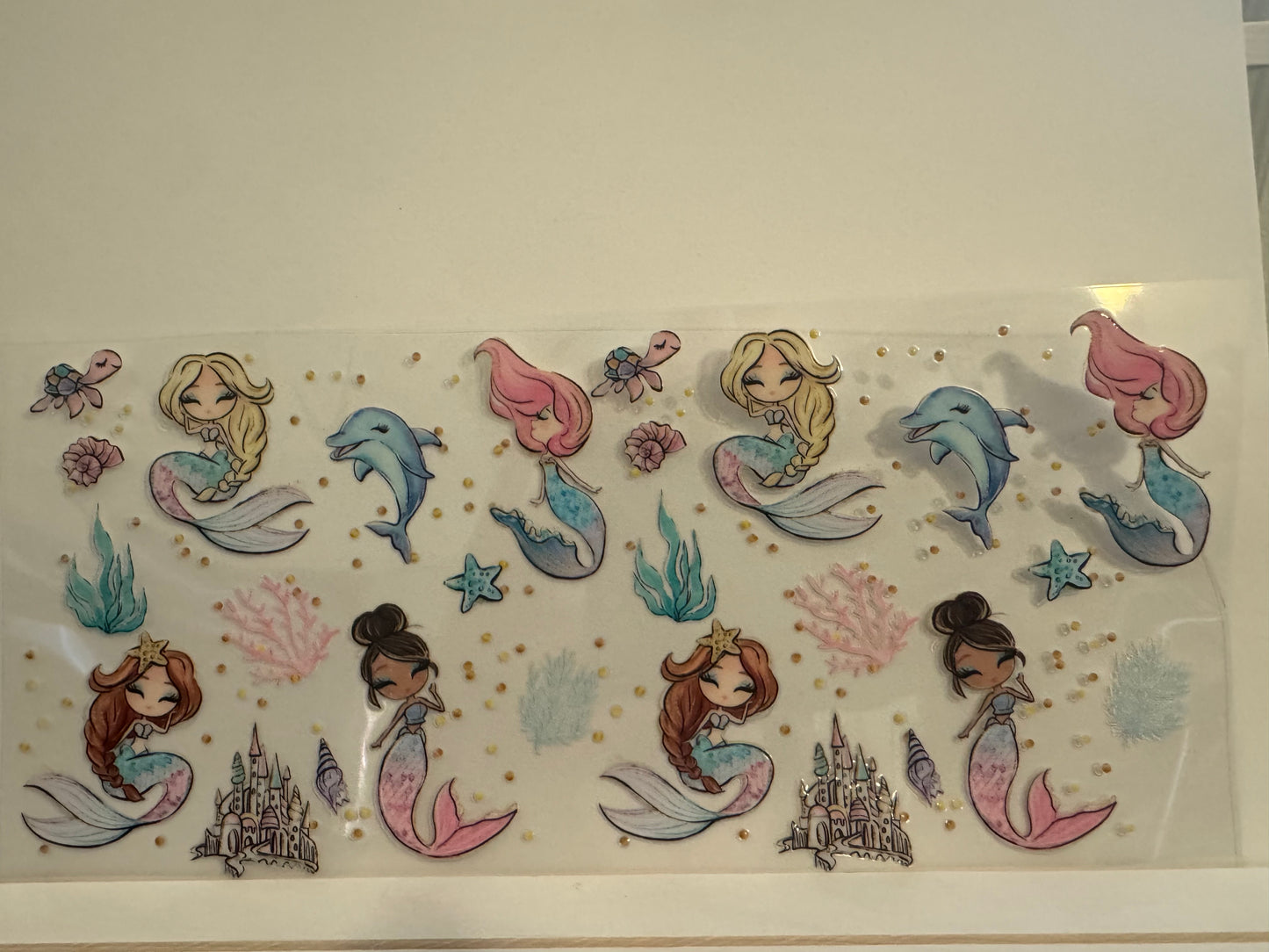 A86 Beach Mermaid Cartoon