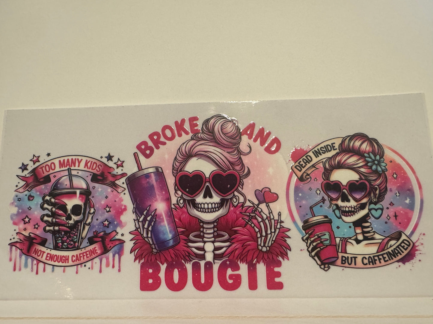 252 Skeleton bougie