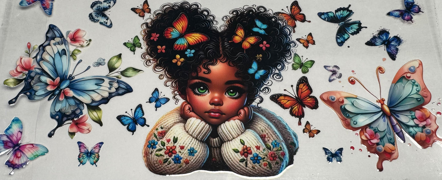 524 Girl Butterflies
