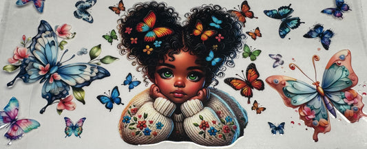 524 Girl Butterflies